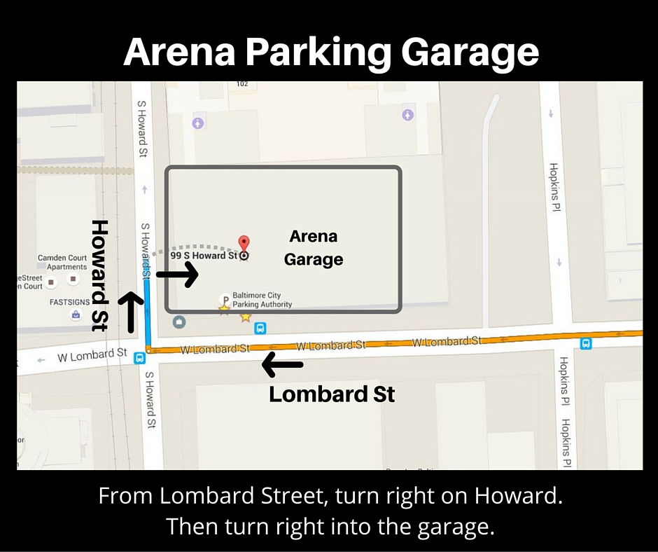 From Lombard St, turn right on Howard and right into garage.